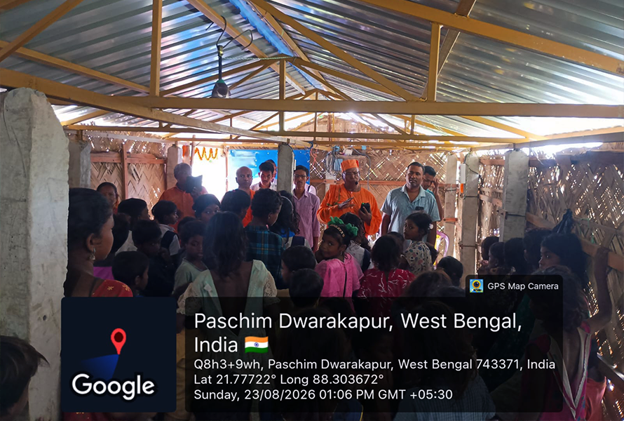 মা সারদা শিশুবিকাশ কেন্দ্রের শুভ সূচনা
